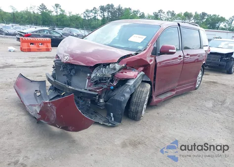 2014 Toyota Sienna Limited V6 7 Passenger из США, поврежденный, VIN 5TDYK3DCXES422168